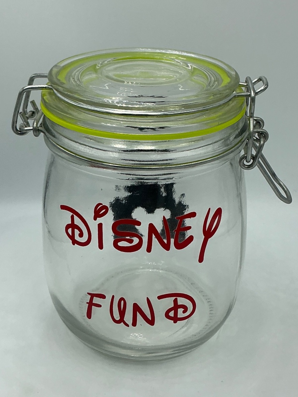 Vintage Disney Jar 6 Inch Mickey Mouse Bank Disney Fund